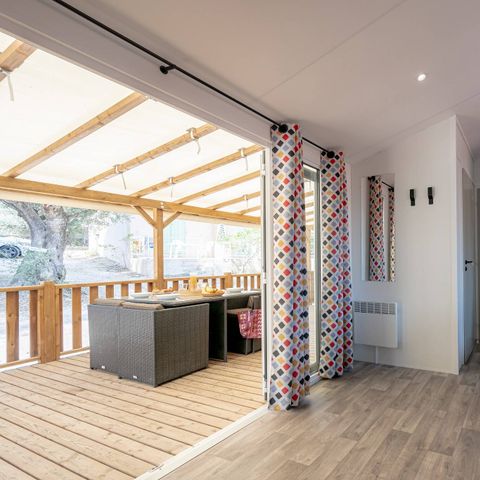 Mobile home 8 persons - Mobile home | Premium | 4 Bedrooms | 8 Pers | Terrace Lounge | 2 bathrooms | Air conditioning | TV