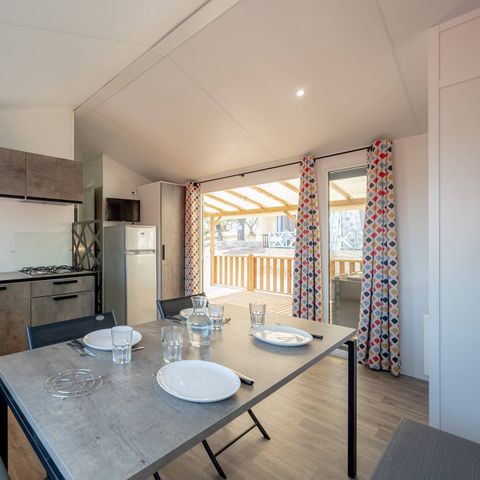 Mobile home 8 persons - Mobile home | Premium | 4 Bedrooms | 8 Pers | Terrace Lounge | 2 bathrooms | Air conditioning | TV