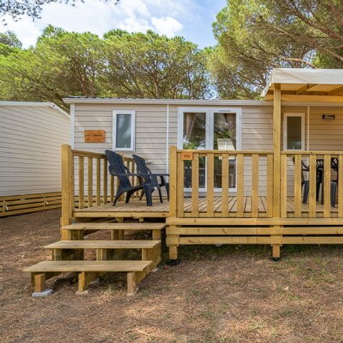 Mobile home 6 persons - Mobil-home | Premium Azure | 3 Bedrooms | 6 Pers. | Raised terrace | Air conditioning
