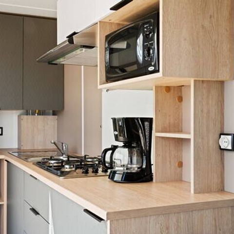 Mobile home 6 persons - Mobil-home | Classic | 3 Bedrooms | 6 Pers. | Raised terrace | Air-con.