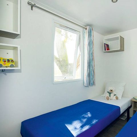 Mobile home 6 persons - Mobile-home | Comfort | 2 Bedrooms | 4/6 Pers. | Raised terrace | Air-con.