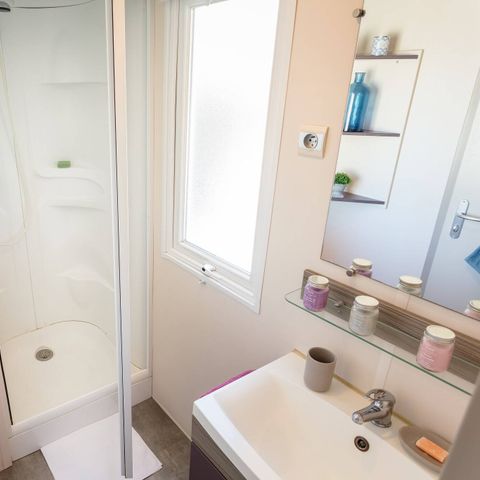 Mobile home 6 persons - Mobile-home | Comfort | 2 Bedrooms | 4/6 Pers. | Raised terrace | Air-con.