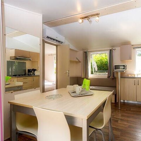 Mobile home 6 persons - Mobil-home | Classic | 3 Bedrooms | 6 Pers. | Raised terrace | Air-con.