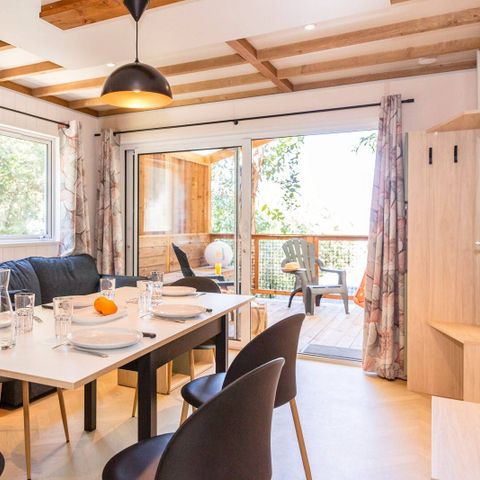 Mobile home 6 persons - Chalet | Ultimate Plus | 3 Bedrooms | 6 Pers | Air conditioning | TV