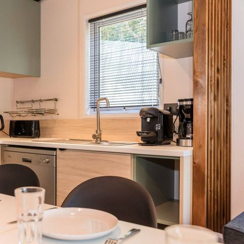 Mobile home 6 persons - Chalet | Ultimate Plus | 3 Bedrooms | 6 Pers | Air conditioning | TV