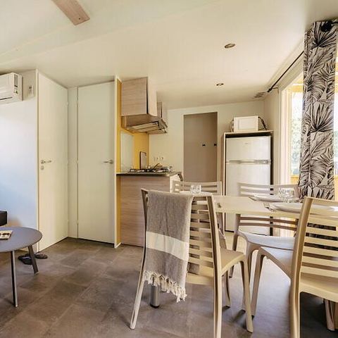Mobile home 4 persons - Mobile home | Premium Exclusive | 2 Bedrooms | 4 Pers | Terrace Lounge | Air conditioning | TV