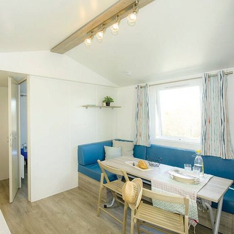 Mobile home 5 persons - Mobile-home | Comfort | 2 Bedrooms | 5 Pers. | Raised terrace | 2 bathrooms | Air-con.