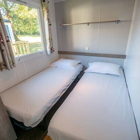 Mobile home 5 persons - Mobile-home | Comfort | 2 Bedrooms | 5 Pers. | Raised terrace | 2 bathrooms | Air-con.