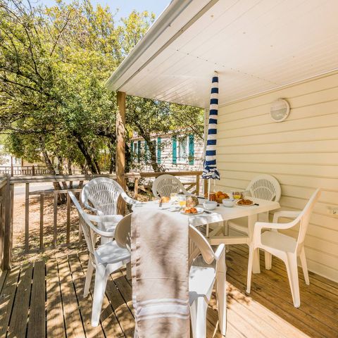 Mobile home 4 persons - Mobile-home | Comfort | 2 Bedrooms | 4 Pers. | Single terrace | Air-con.