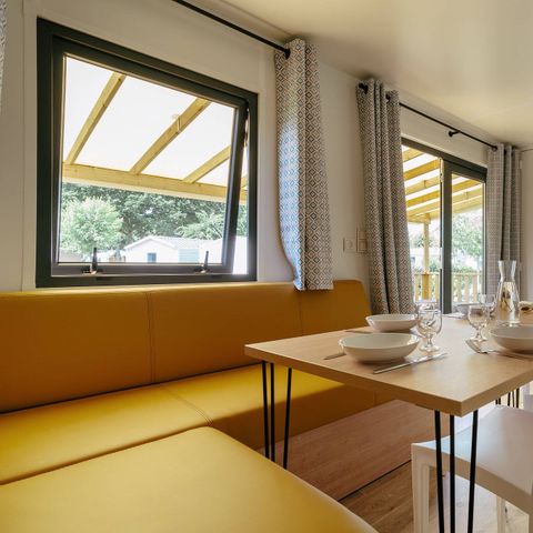 Mobile home 6 persons - Mobile-home | Premium | 3 Bedrooms | 6 Pers. | Raised terrace | Air-con.