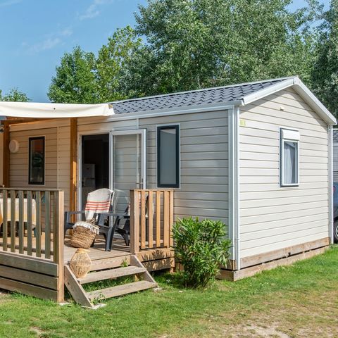 Mobile home 5 persons - COTTAGE - 2 bedrooms - Air conditioning - TV
