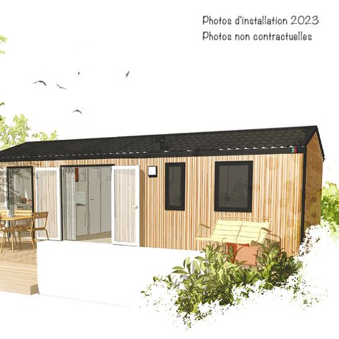 MOBILE HOME 6 people - Premium area 33m² Clim TV