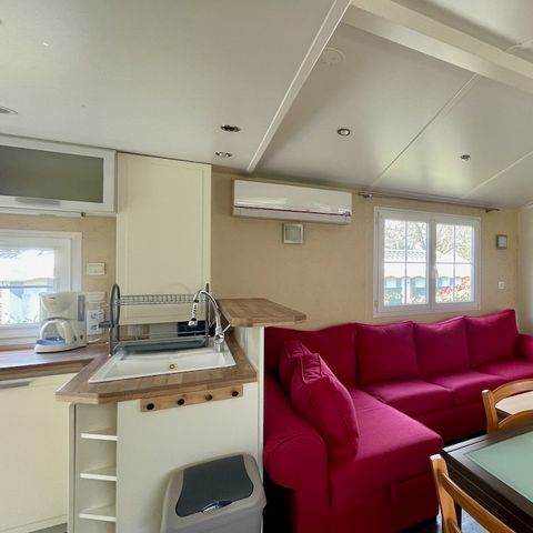 MOBILE HOME 6 people - MOBILHOME LF 42 - 2 CH - 43 m2 - CLIM - LV - LL - 6pers.