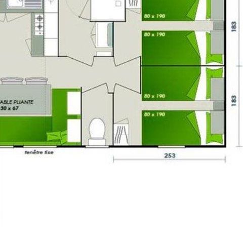 MOBILE HOME 6 people - Comfort