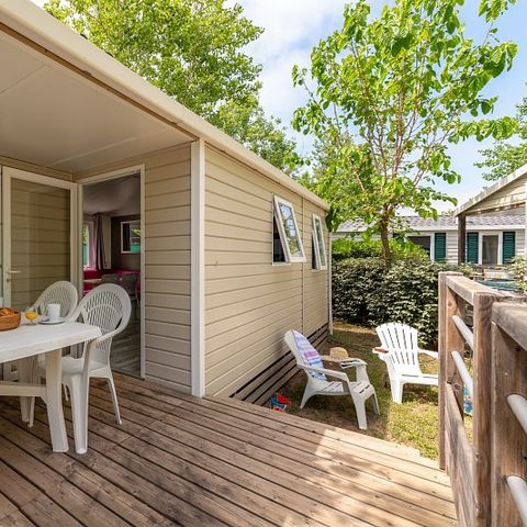 MOBILE HOME 6 people - Mobile-home Homair Vacances at camping St Aygulf-Plage Comfort | 2 Bedrooms | 4/6 Pers | Single terrace | Air conditioning