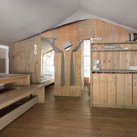 CANVAS AND WOOD TENT 5 people - Safari tent Luxe