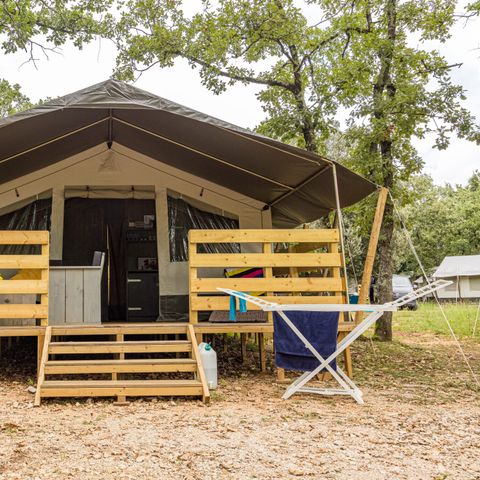 CANVAS AND WOOD TENT 5 people - Safari tent Luxe