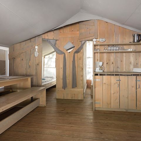 CANVAS AND WOOD TENT 5 people - Safari tent Luxe