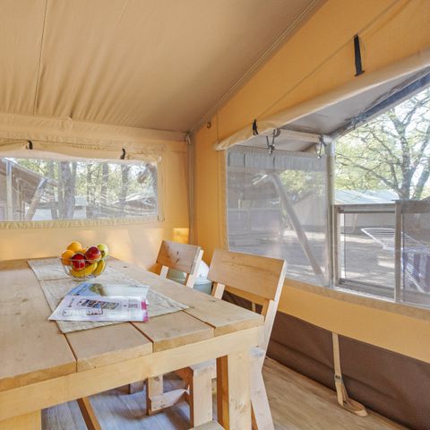 CANVAS AND WOOD TENT 5 people - Safari tent Lodge (5P) 