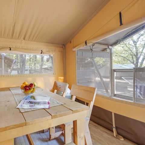 CANVAS AND WOOD TENT 5 people - Safari tent Lodge (5P) 