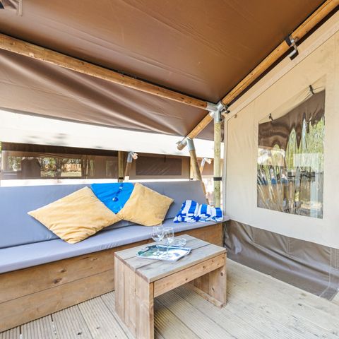 CANVAS AND WOOD TENT 5 people - Safari tent Lodge (5P) 
