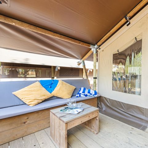 CANVAS AND WOOD TENT 5 people - Safari tent Lodge (5P) 
