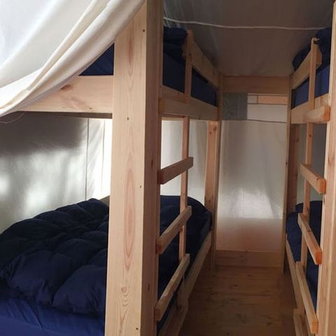 CANVAS AND WOOD TENT 5 people - Safari tent Relax