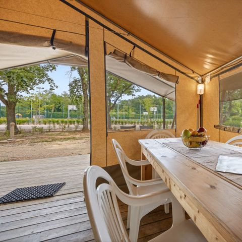 CANVAS AND WOOD TENT 5 people - Safari tent Harmony