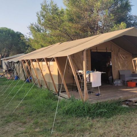 CANVAS AND WOOD TENT 5 people - Safari tent Harmony