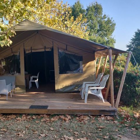 CANVAS AND WOOD TENT 5 people - Safari tent Harmony
