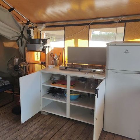 CANVAS AND WOOD TENT 5 people - Safari tent Harmony