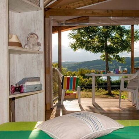 CANVAS AND WOOD TENT 5 people - Eco Lodge Tent | 2 Bedrooms | 4/5 Pers. | Single terrace
