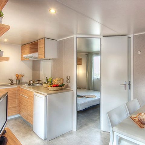 MOBILE HOME 2 people - Mobile-home | Comfort | 1 Bedrooms | 2 Pers. | Raised terrace | Air conditioning | TV