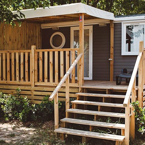 MOBILE HOME 2 people - Comfort | 1 Bedrooms | 2 Pers | Raised terrace | Air conditioning | TV