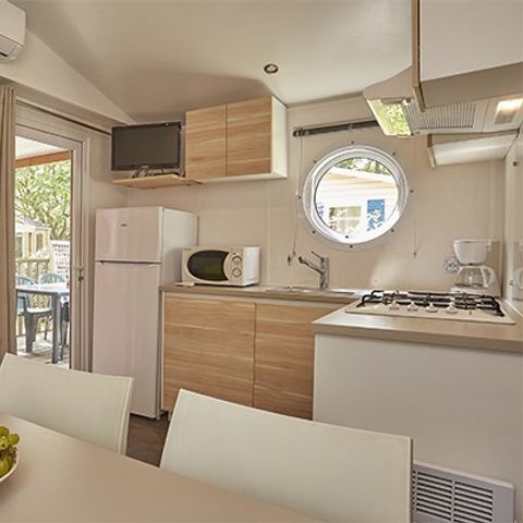 MOBILE HOME 6 people - Classic | 3 Bedrooms | 6 Pers. | Raised terrace | Air conditioning | TV