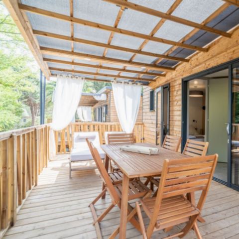 MOBILE HOME 4 people - Lodge Kabane 2 bedrooms, 2 bathrooms, 4 people.