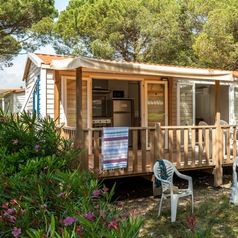 Mobile home 6 persons - Comfort | 2 Bedrooms | 4/6 Pers | Raised terrace | Air conditioning