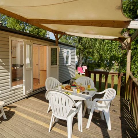 Mobile home 8 persons - Classic XL | 3 Bedrooms | 6/8 Pers | Raised terrace | Air conditioning