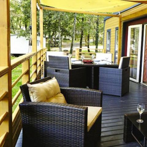 Mobile home 8 persons - Ultimate | 3 Bedrooms | 6/8 Pers | Raised terrace | Air conditioning | TV