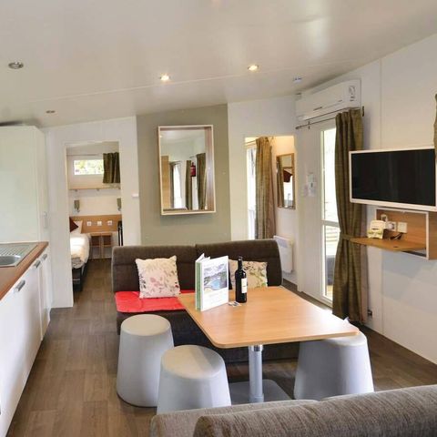 Mobile home 8 persons - Ultimate | 3 Bedrooms | 6/8 Pers | Raised terrace | Air conditioning | TV