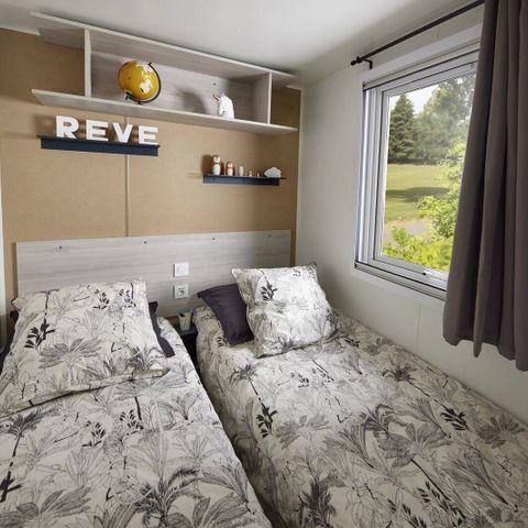 Mobile home 8 persons - Premium Exclusive | 3 Bedrooms | 6/8 Pers | Raised terrace | 2 bathrooms | Air conditioning | TV