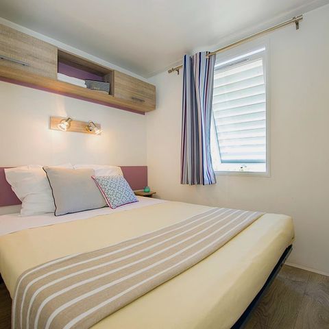 Mobile home 6 persons - Mobil-home | Classic XL | 2 Bedrooms | 4/6 Pers. | Uncovered elevated terrace | Air-conditioning.