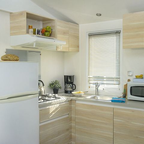 Mobile home 6 persons - Mobil-home | Classic XL | 2 Bedrooms | 4/6 Pers. | Uncovered elevated terrace | Air-conditioning.