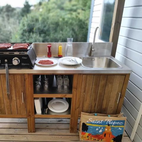 Mobile home 7 persons - Premium 3-bedroom Lounge with outdoor kitchen