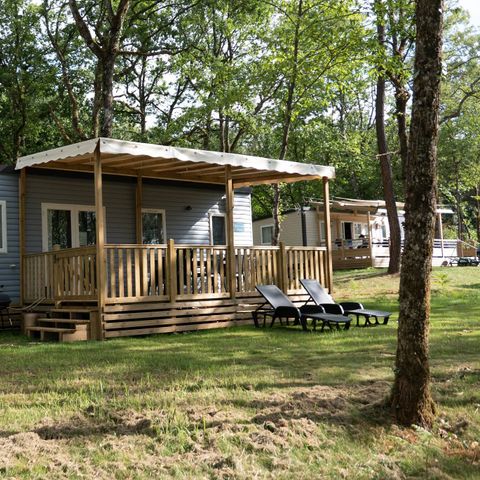 Mobile home 6 persons - Comfort | 3 Bedrooms | 6 Pers | Raised terrace | Air conditioning
