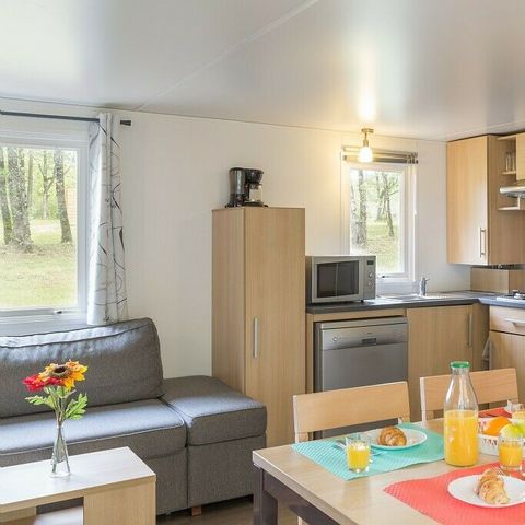 Mobile home 6 persons - Premium 3 bedrooms 2 bathrooms Lounge without TV