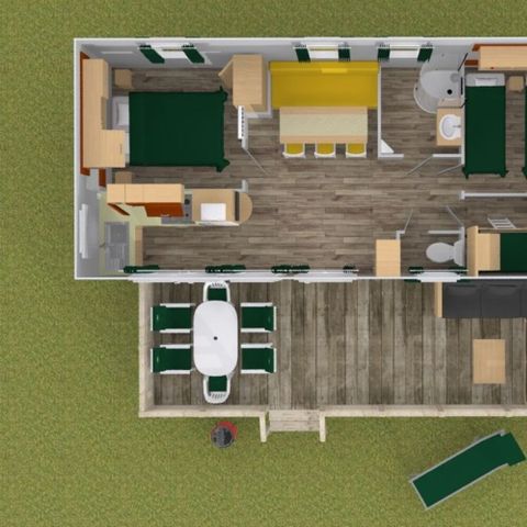 Mobile home 6 persons - Comfort Plus 3-bedroom Lounge