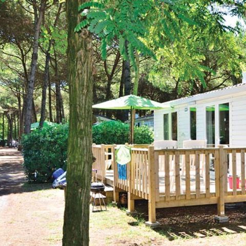 MOBILE HOME 6 people - Comfort XL | 2 Bedrooms | 4/6 Pers. | Terrace with lift, not covered