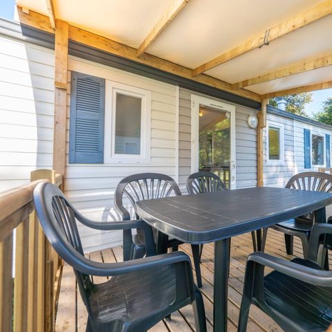BUNGALOW 6 people - Mobile-home | Comfort | 3 Bedrooms | 6 Pers. | Raised terrace | Air conditioning