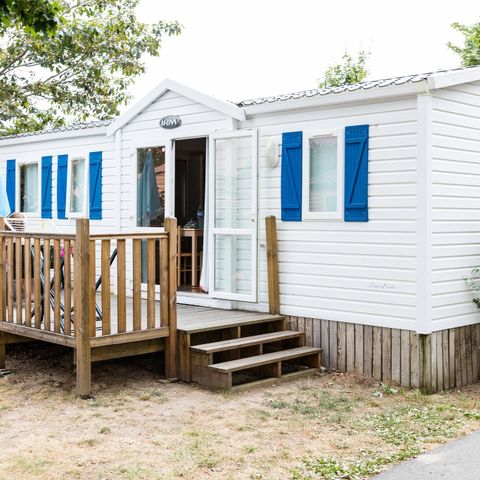 MOBILE HOME 6 people - Mobile-home | Classic | 3 Bedrooms | 6 Pers. | Terrace with elevated roof, not covered | TV